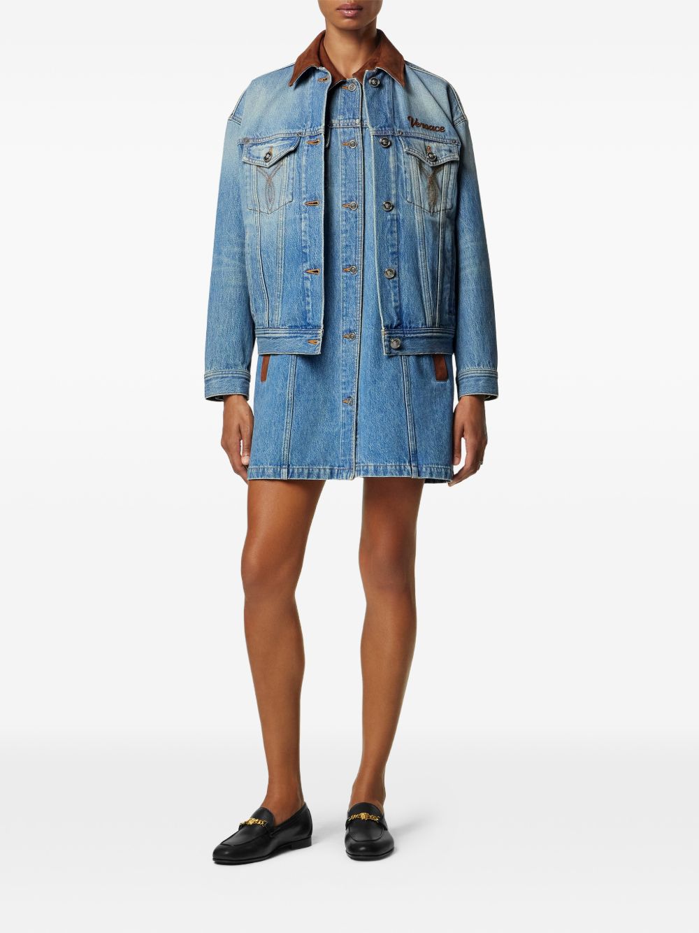 Versace Women's Denm Cotton Dress