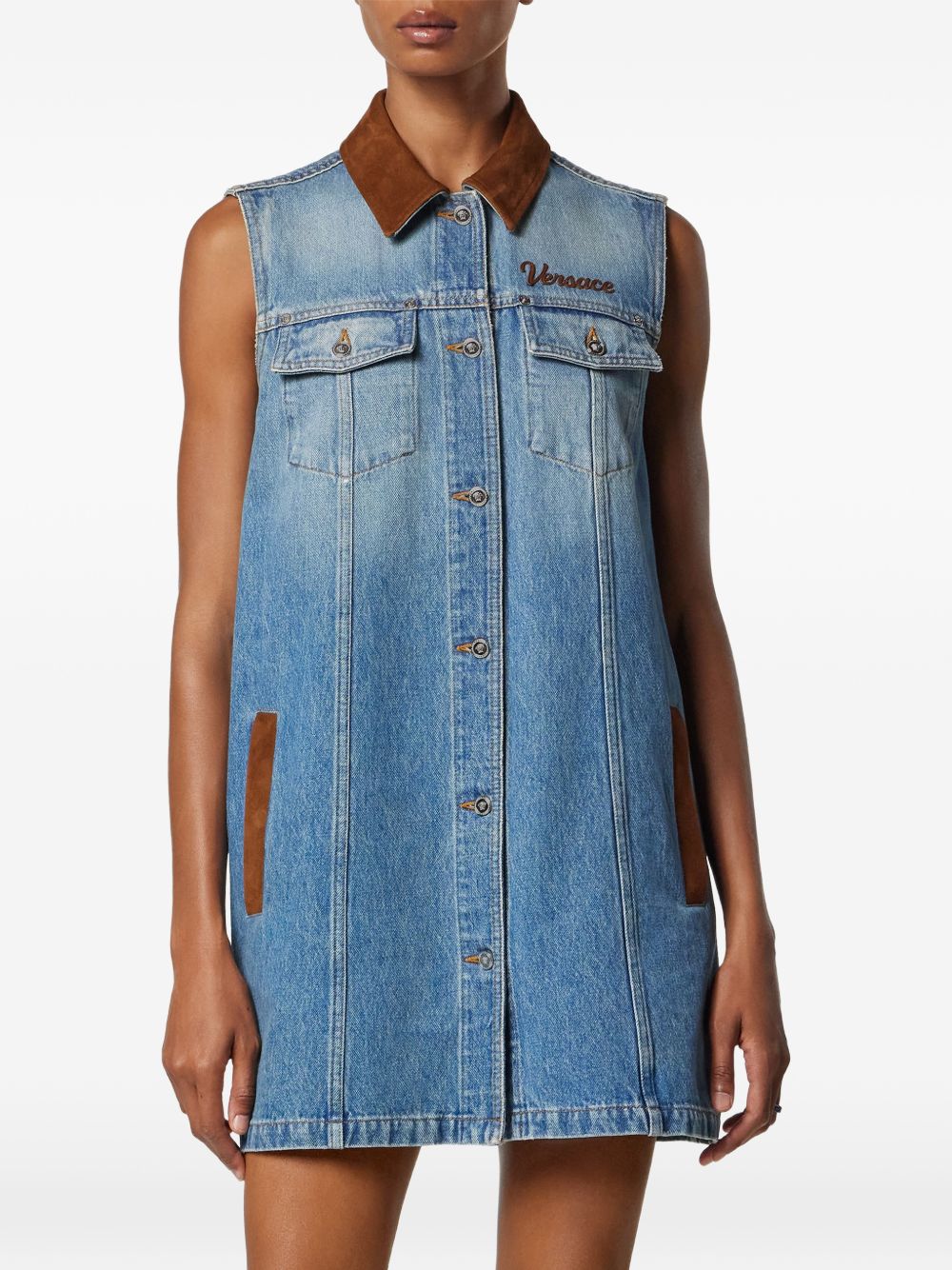 Versace Women's Denm Cotton Dress