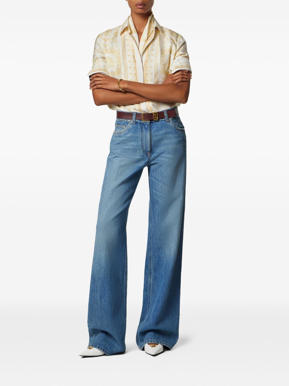 Versace Women's Denim Cotton Jeans