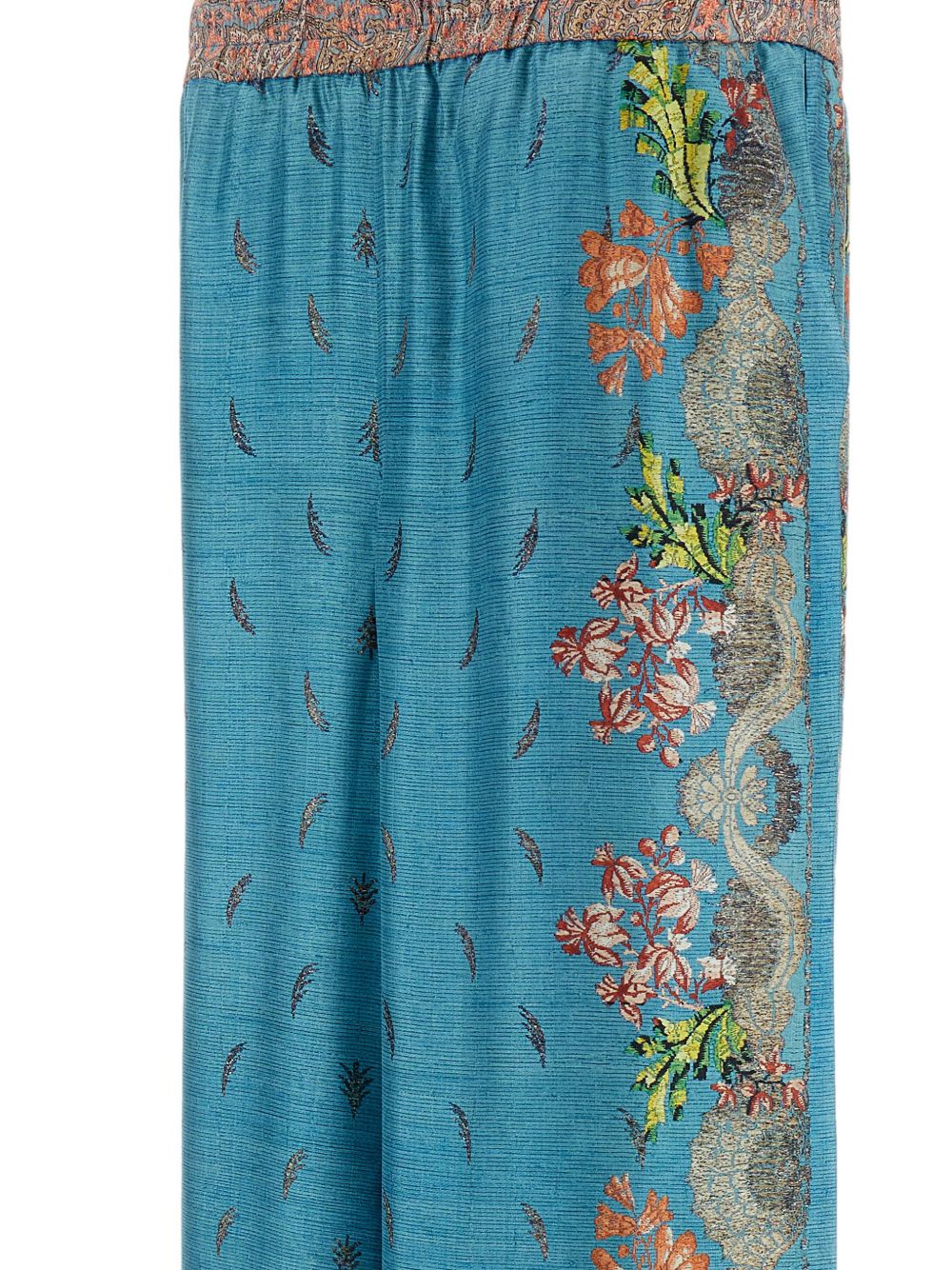 Pierre Louis Mascia Women's Printed Silk Trousers