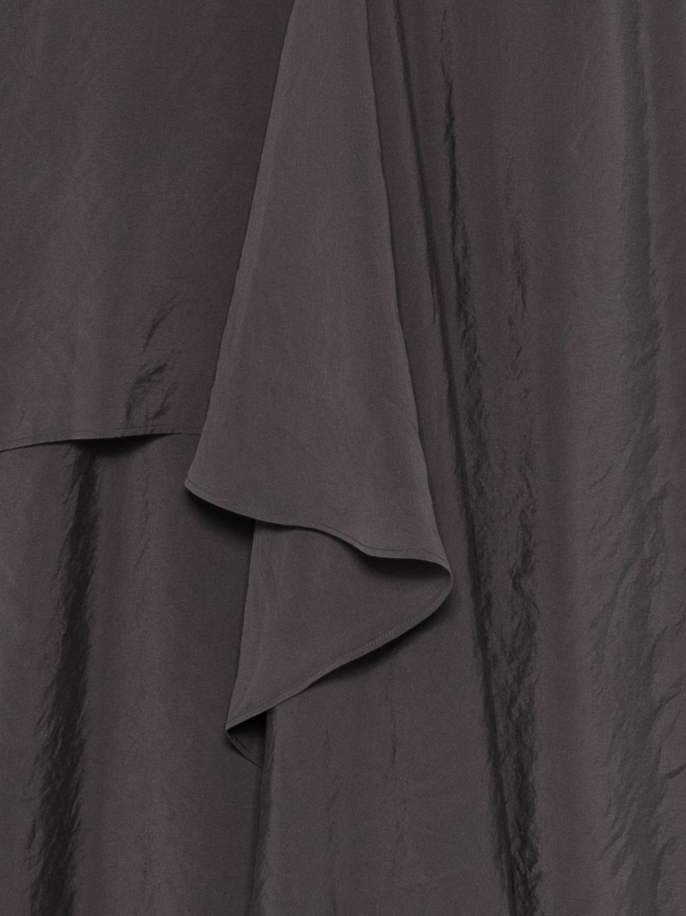 Alysi Women's V-Neck Sleeveless Ruffle Detail Long Dress