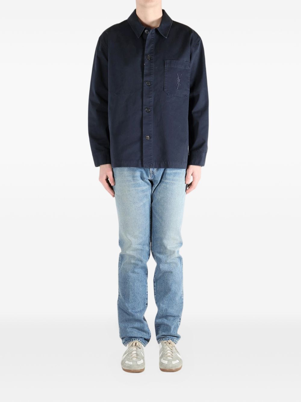 Saint Laurent Men's Cotton Overshirt