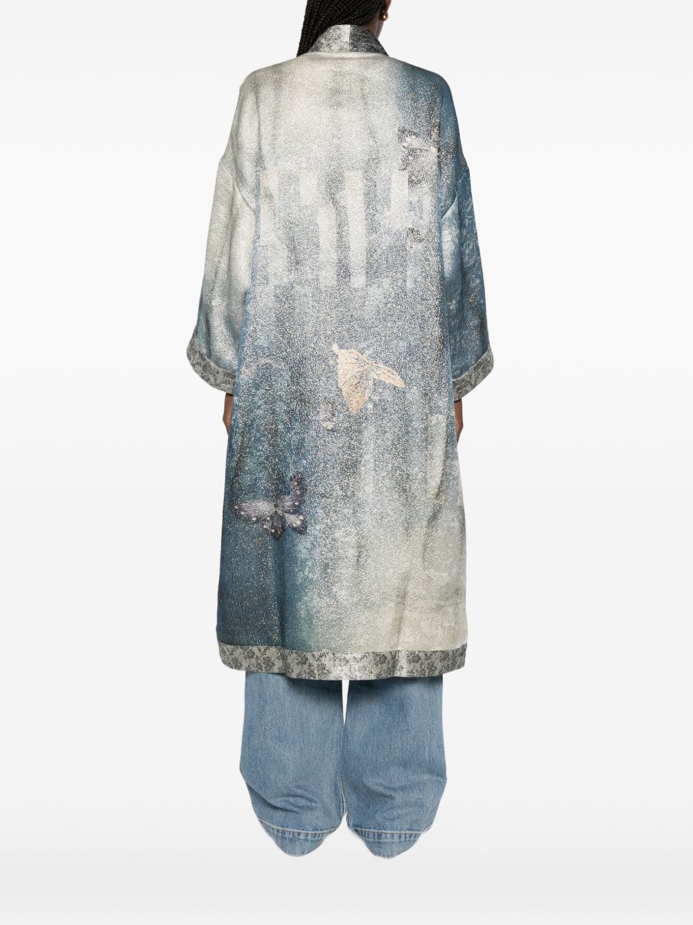 Pierre Louis Mascia Women's Printed Kimono Jacket