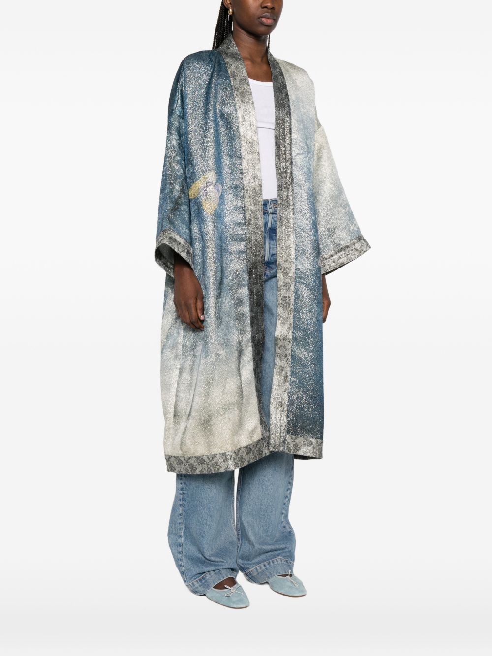 Pierre Louis Mascia Women's Printed Kimono Jacket