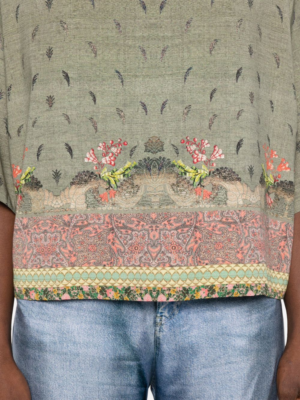 Pierre Louis Mascia Women's Printed Silk Blouse