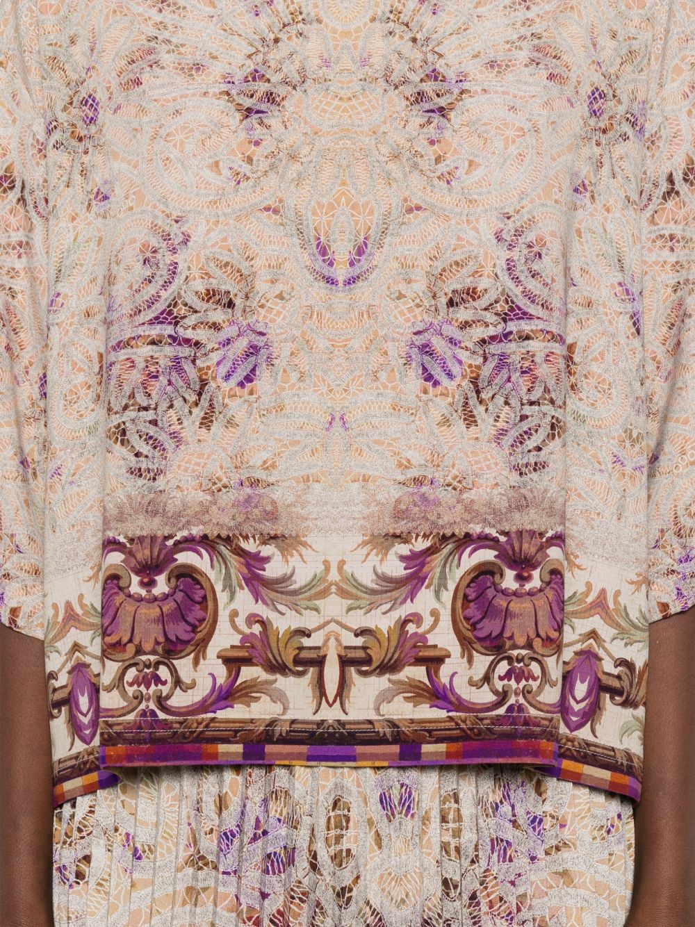 Pierre Louis Mascia Women's Printed Silk Blouse