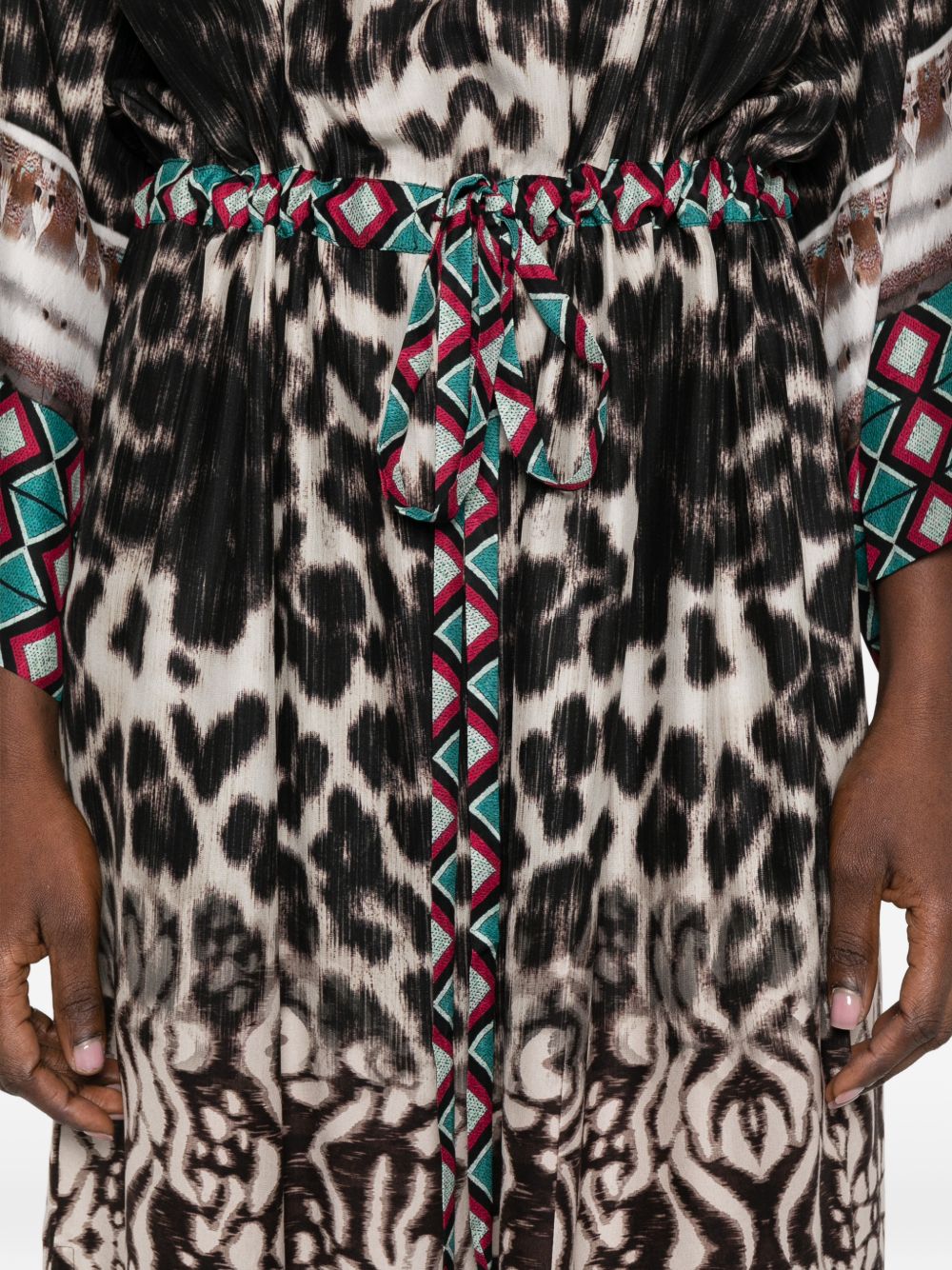 Pierre Louis Mascia Women's Printed Silk Dress