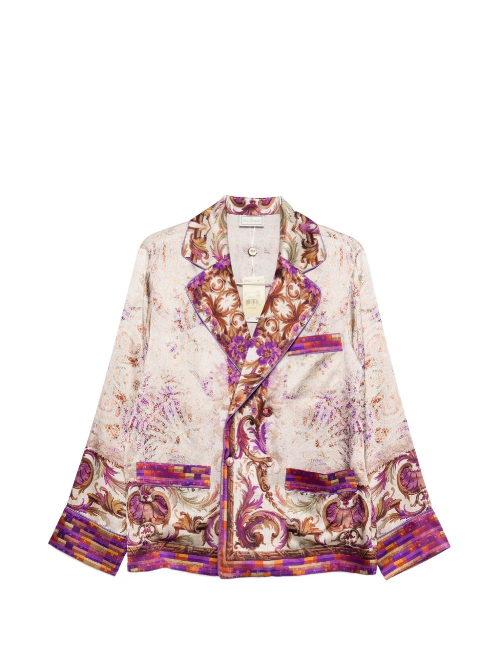 Pierre Louis Mascia Women's Printed Silk Jacket