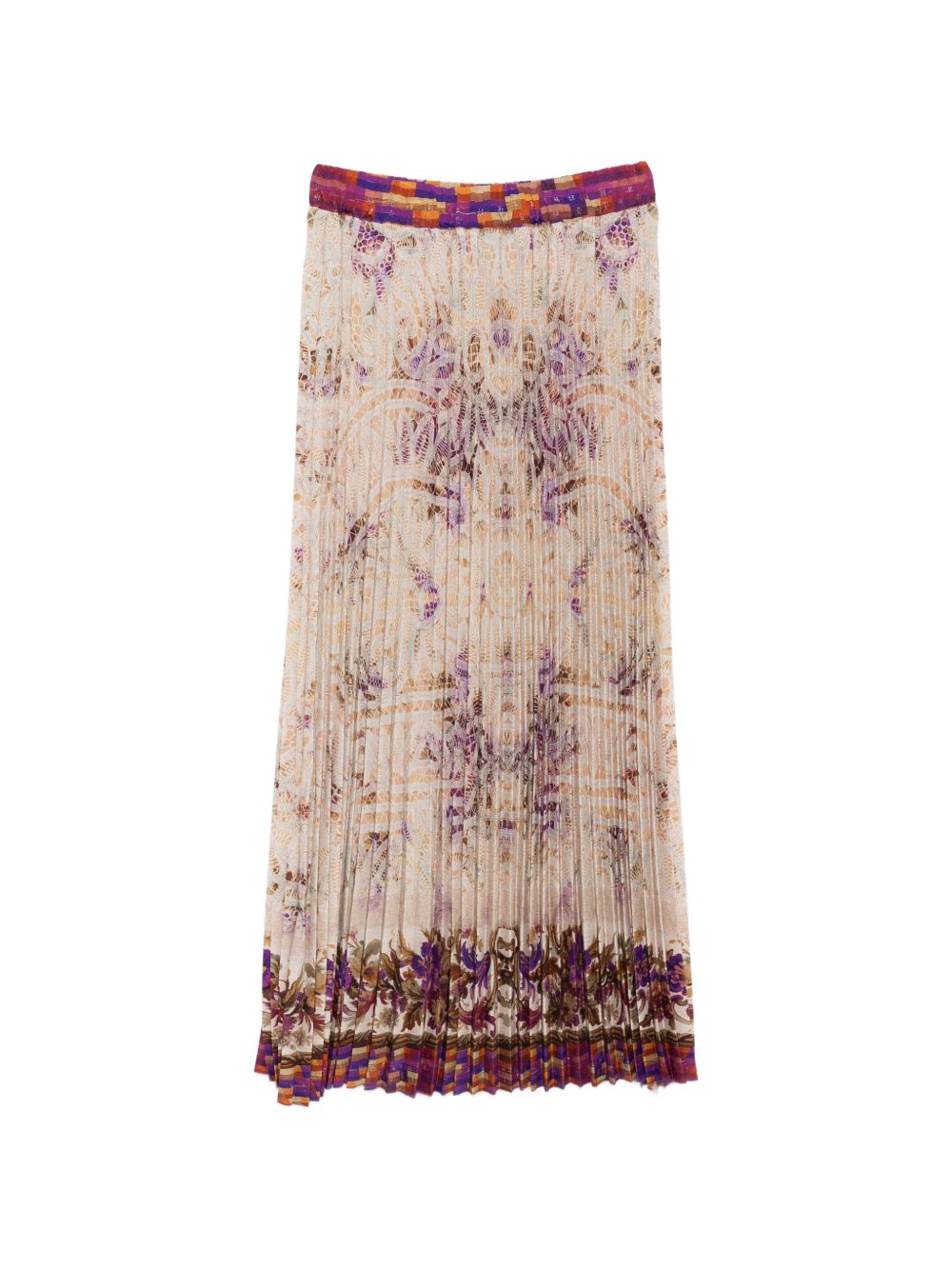 Pierre Louis Mascia Women's Printed Silk Skirt