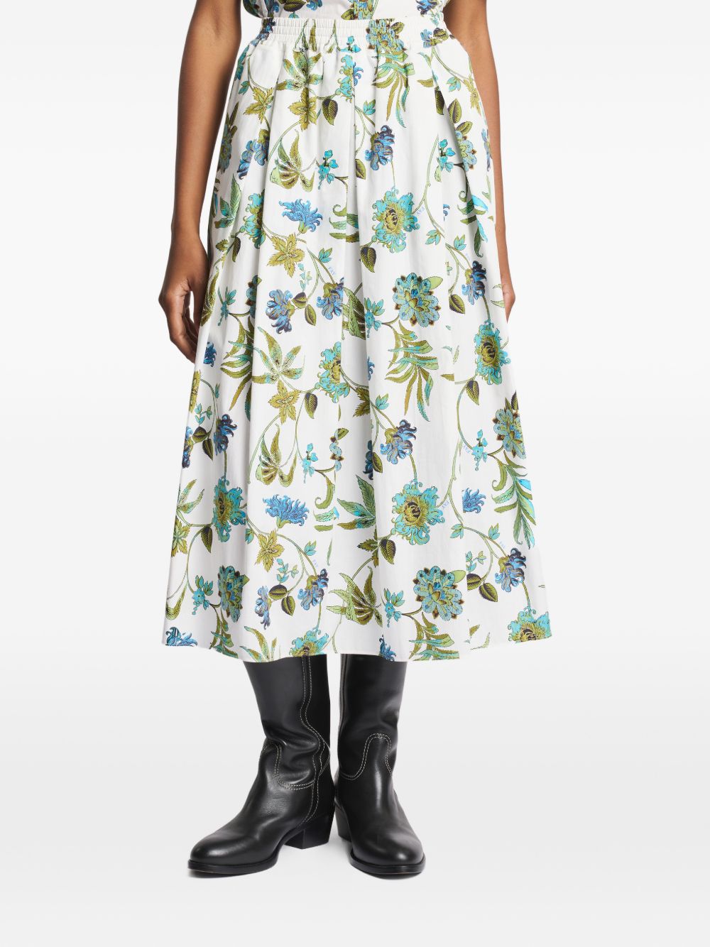 Fay Women's Printed Cotton Skirt
