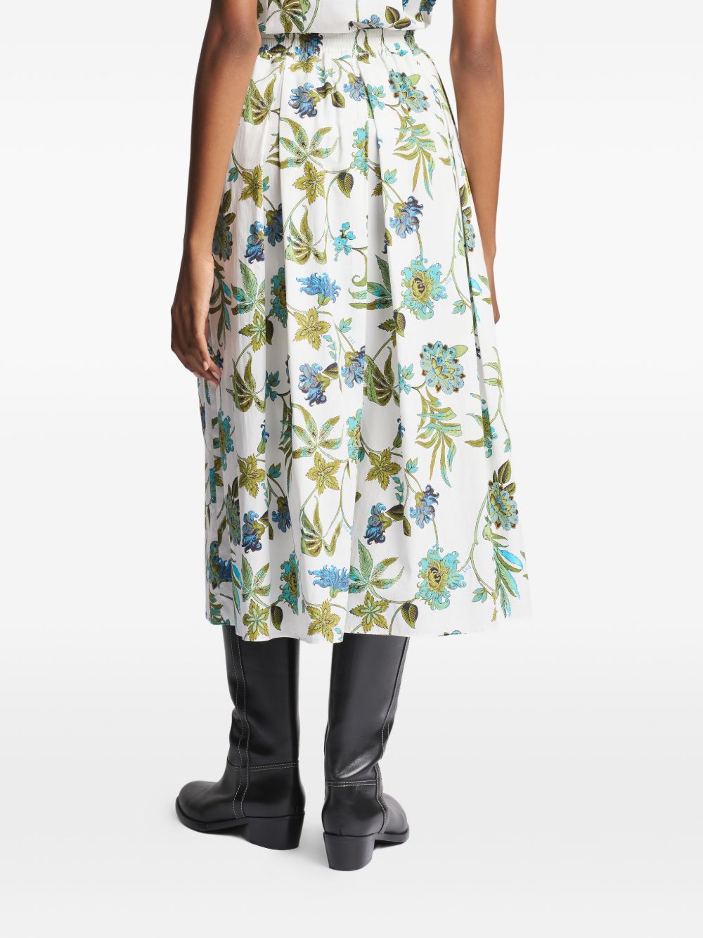 Fay Women's Printed Cotton Skirt