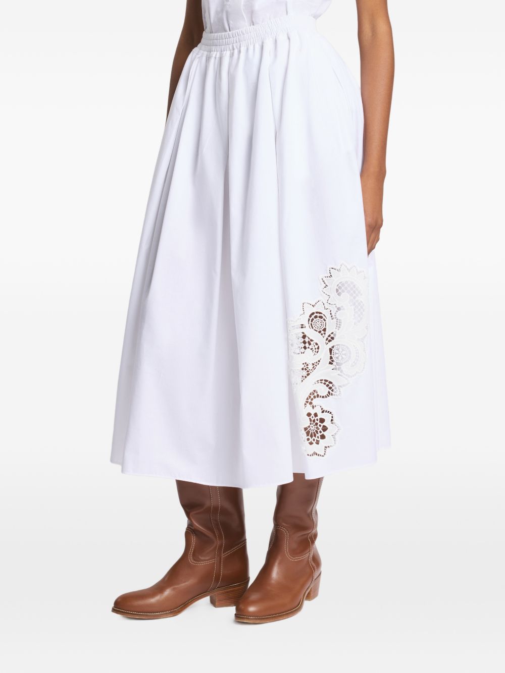 Fay Women's A-Line Cotton Long Skirt