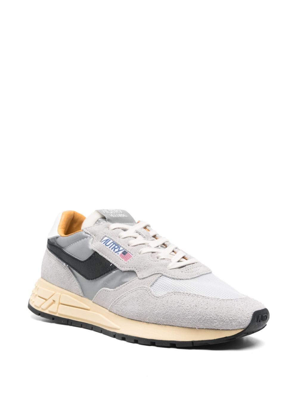 Autry Men's Reelwind Low Suede And Reflective Nylon Sneakers