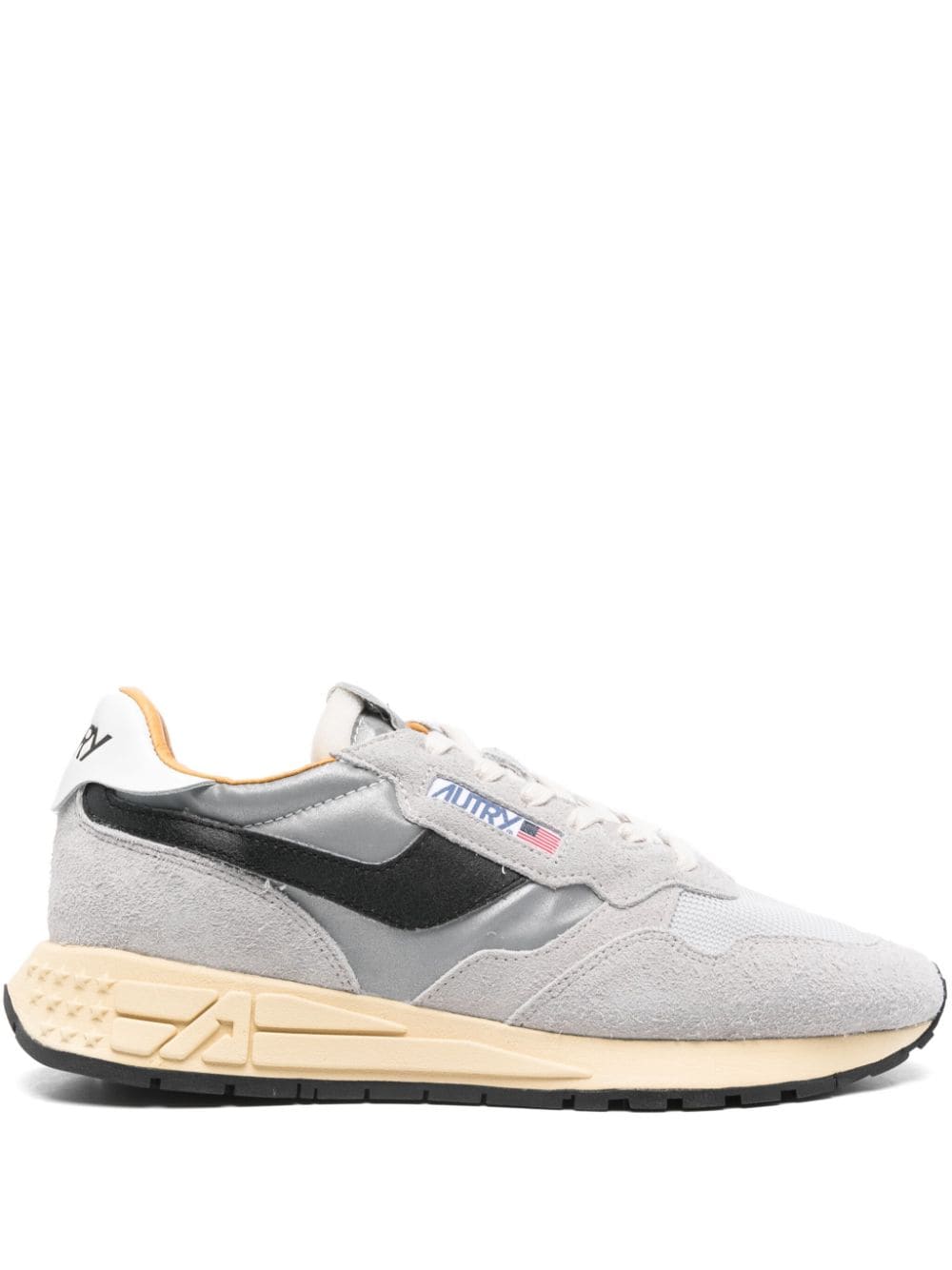 Autry Men's Reelwind Low Suede And Reflective Nylon Sneakers