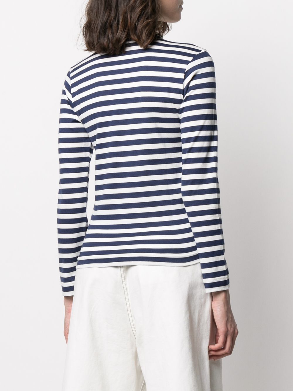 Comme Des Garã§Ons Striped Cotton T-Shirt