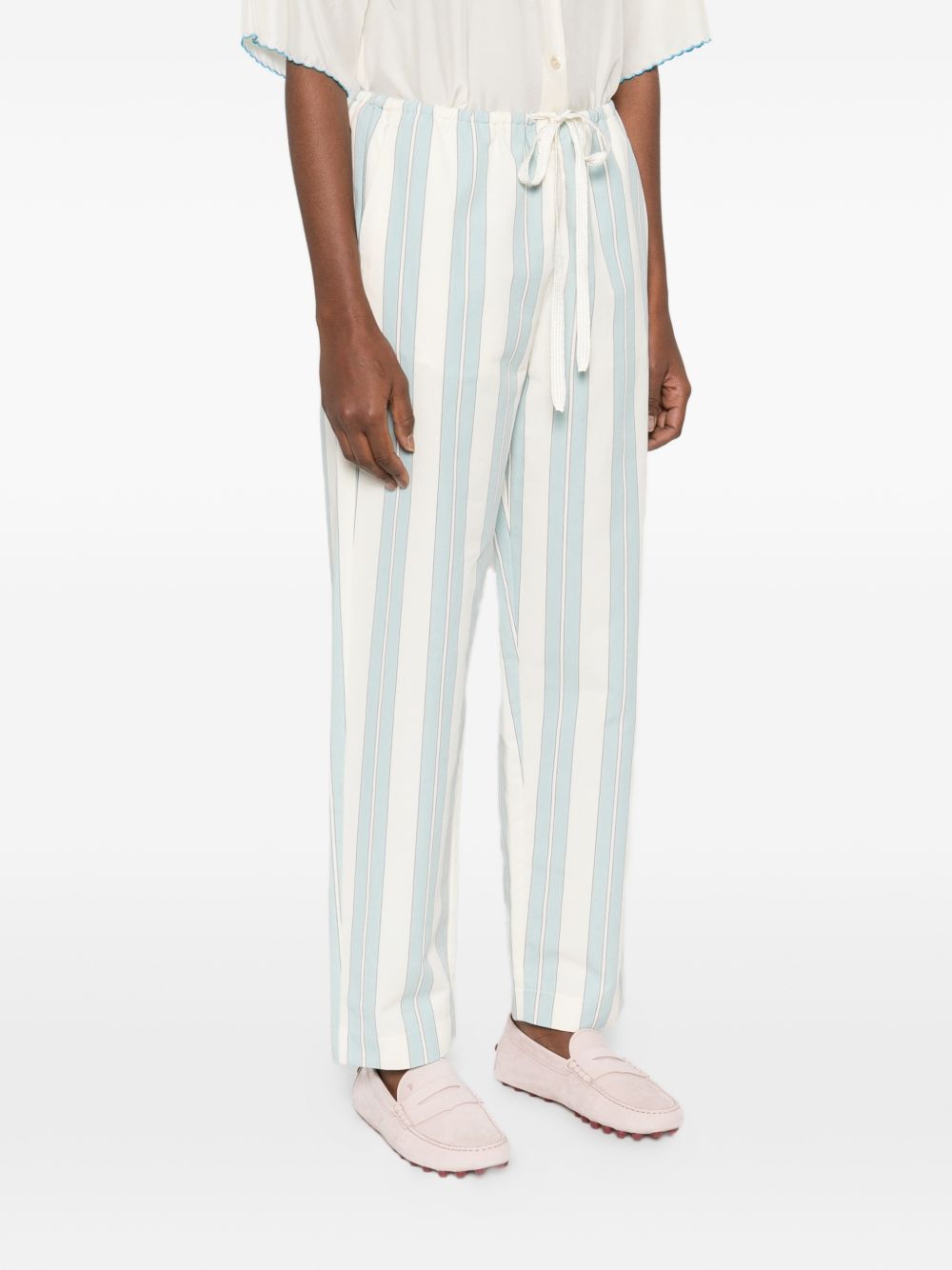 Forte Forte Women's Striped Drawstring Trousers
