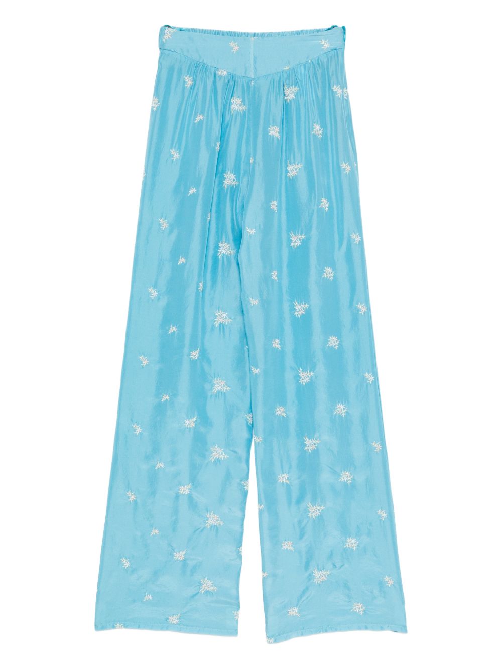 Forte Forte Women's Embroidered Silk Trousers