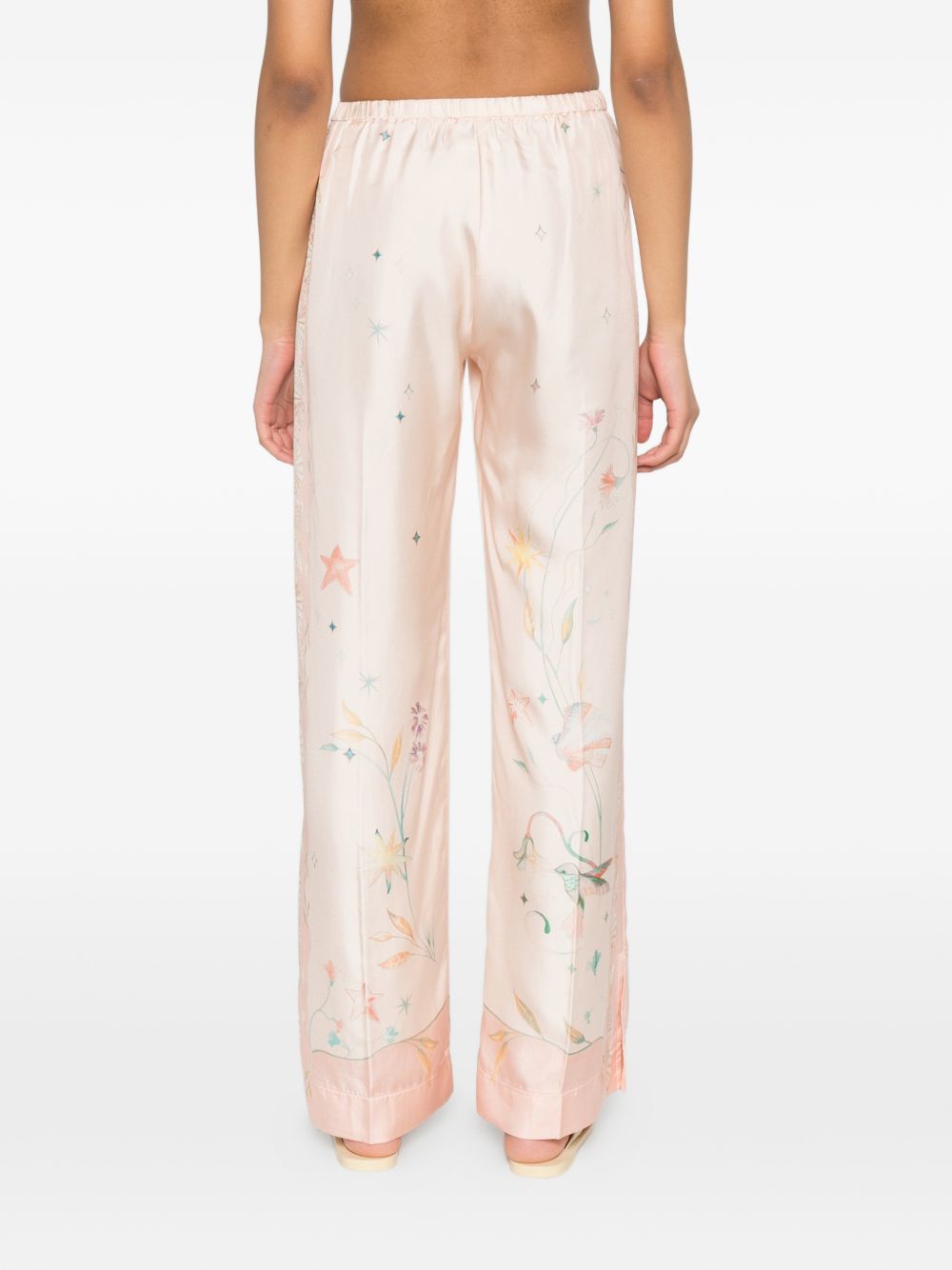 Forte Forte Women's Printed Silk Trousers