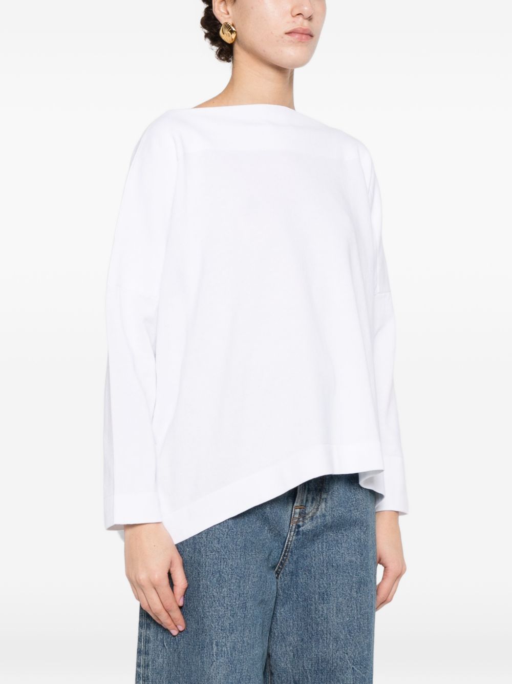 Daniela Gregis Women's Cotton Boat-Neck Sweater