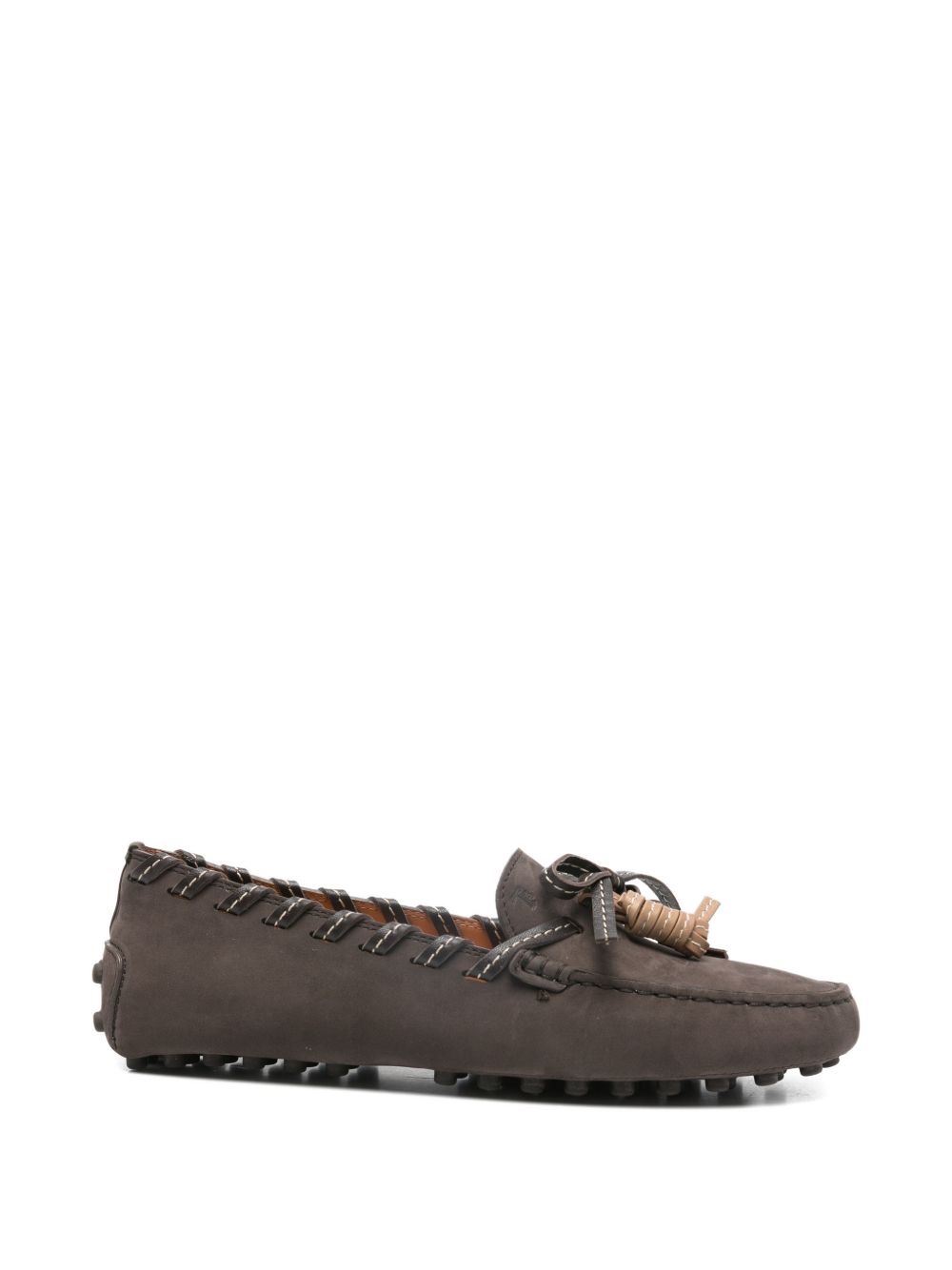 Tod's Women's Gommino Suede Leather Loafers