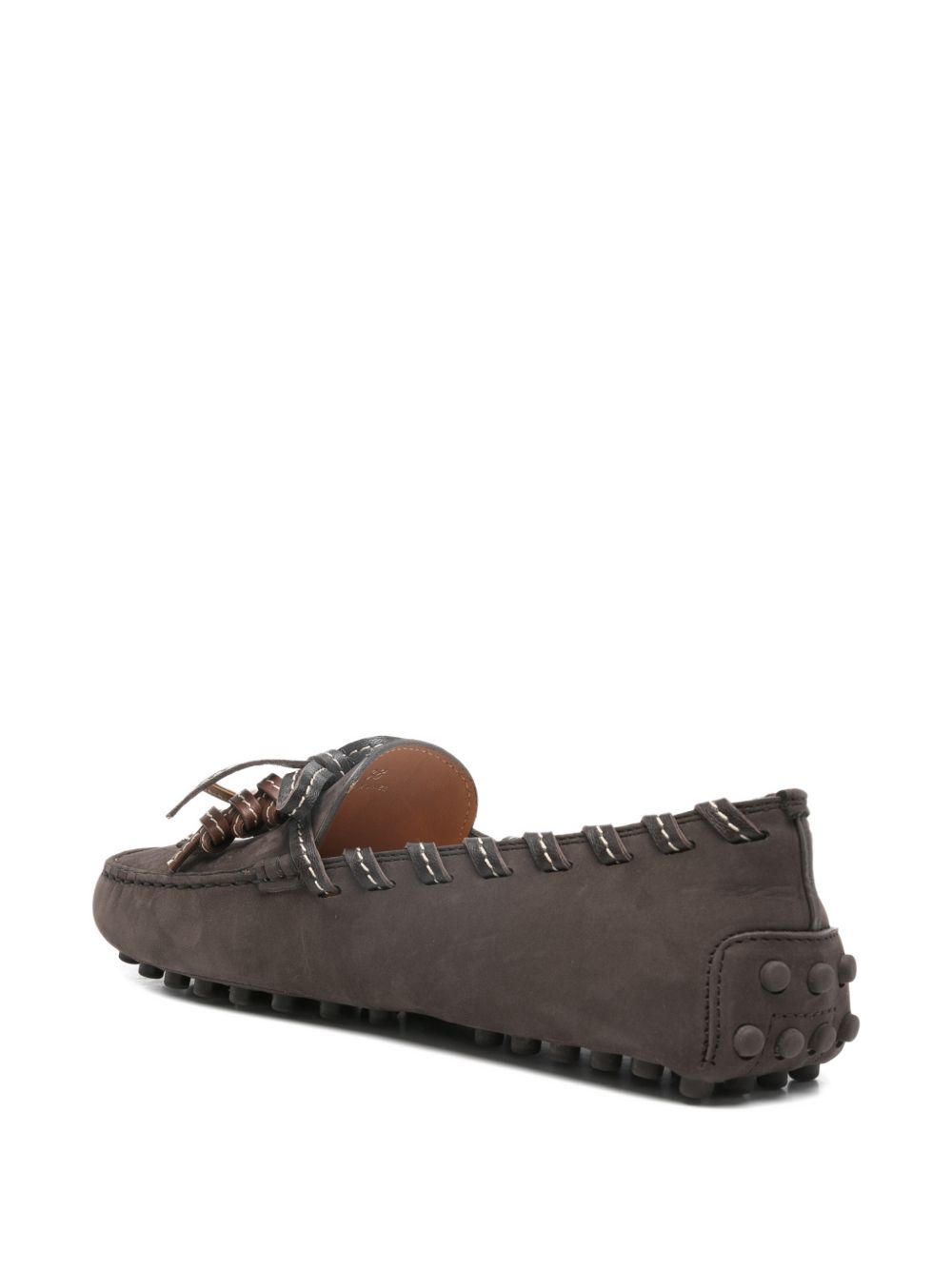 Tod's Women's Gommino Suede Leather Loafers