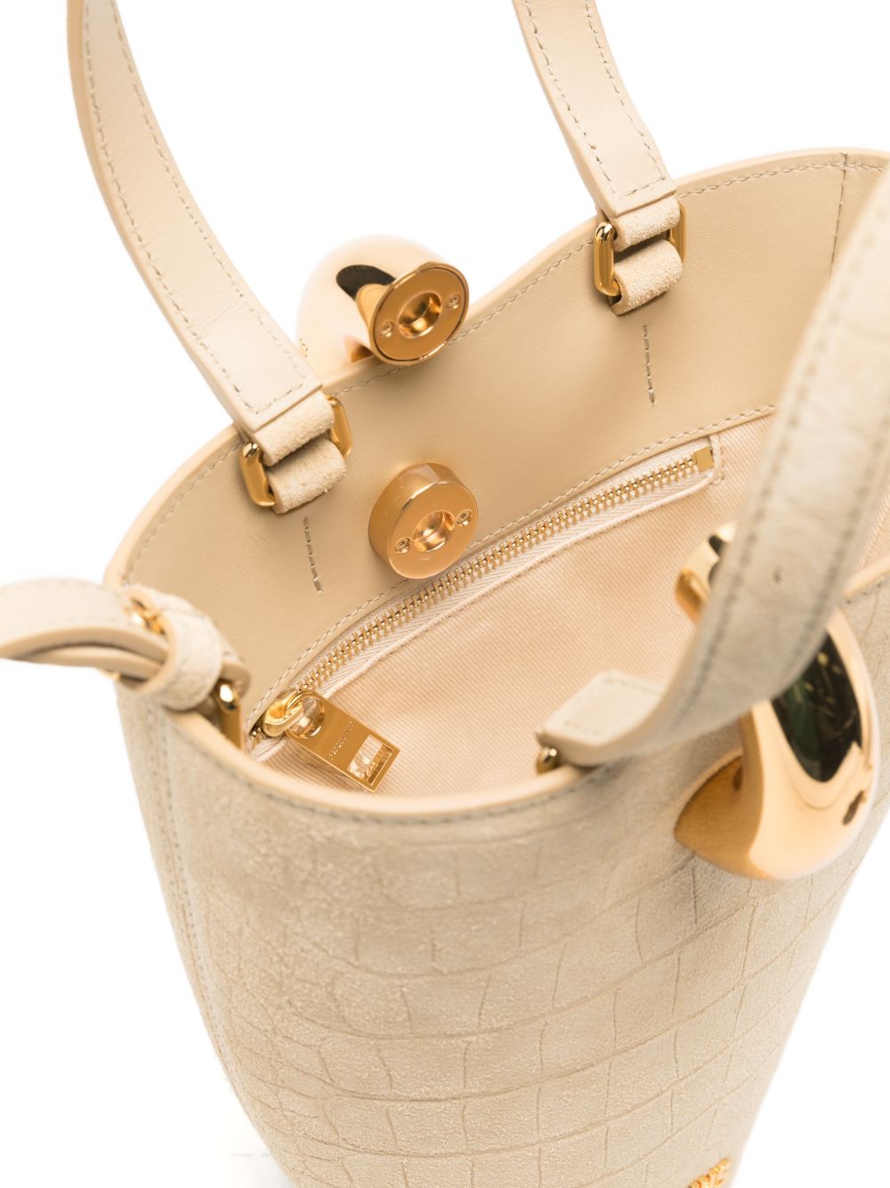 Jacquemus Women's Le Petit Bambola Leather Bucket Bag