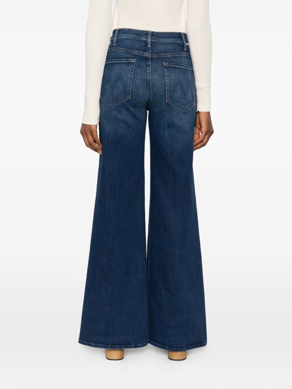 Mother Women's The Hustler Roller Sneak Denim Jeans