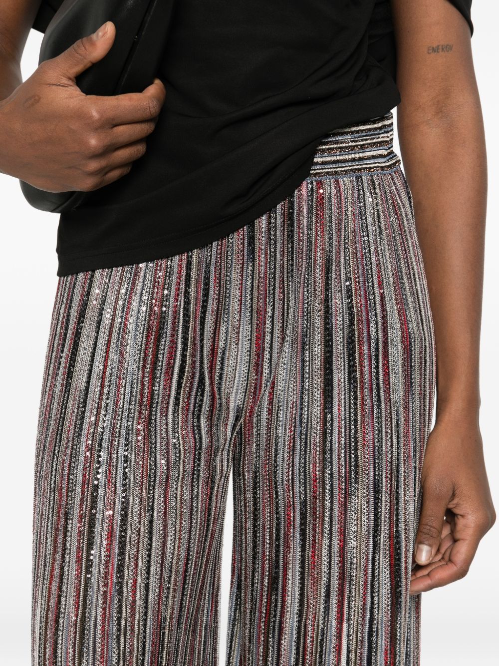 Missoni Women's Striped Wide-Leg Trousers