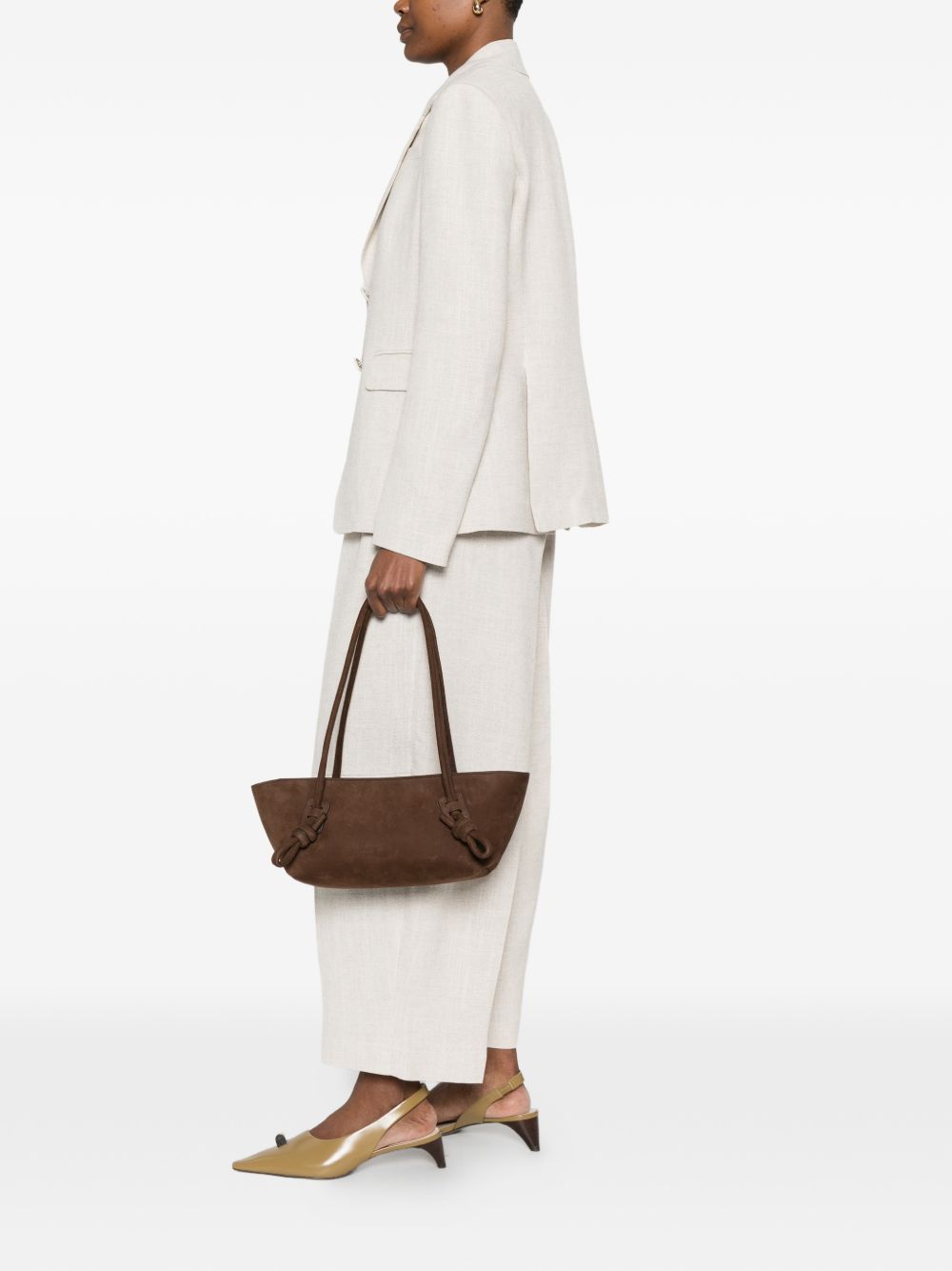 Hereu Women's Fleca Knotted-Handle Shoulder Bag