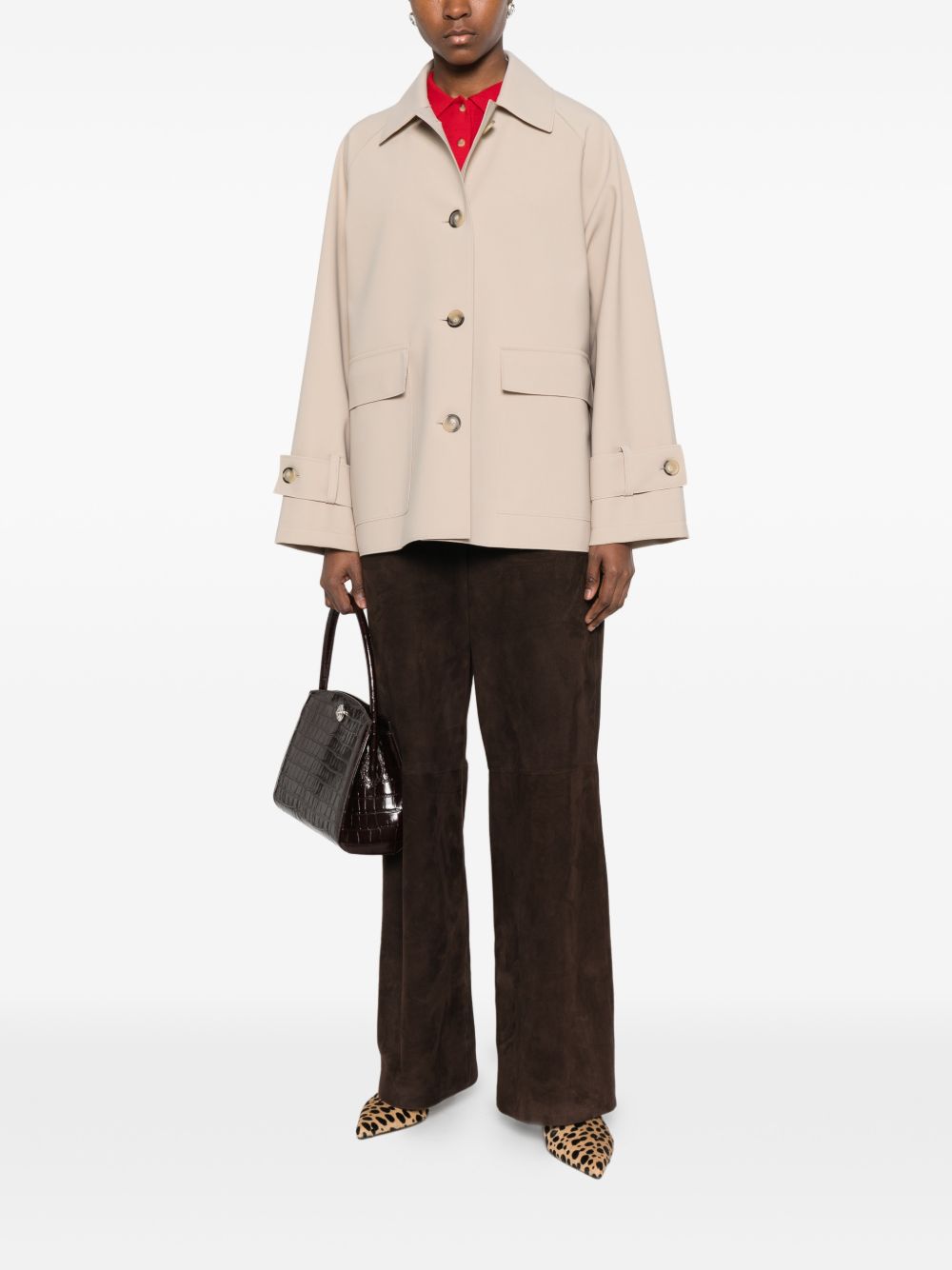 Harris Wharf London Women's Nylon Blouson Jacket