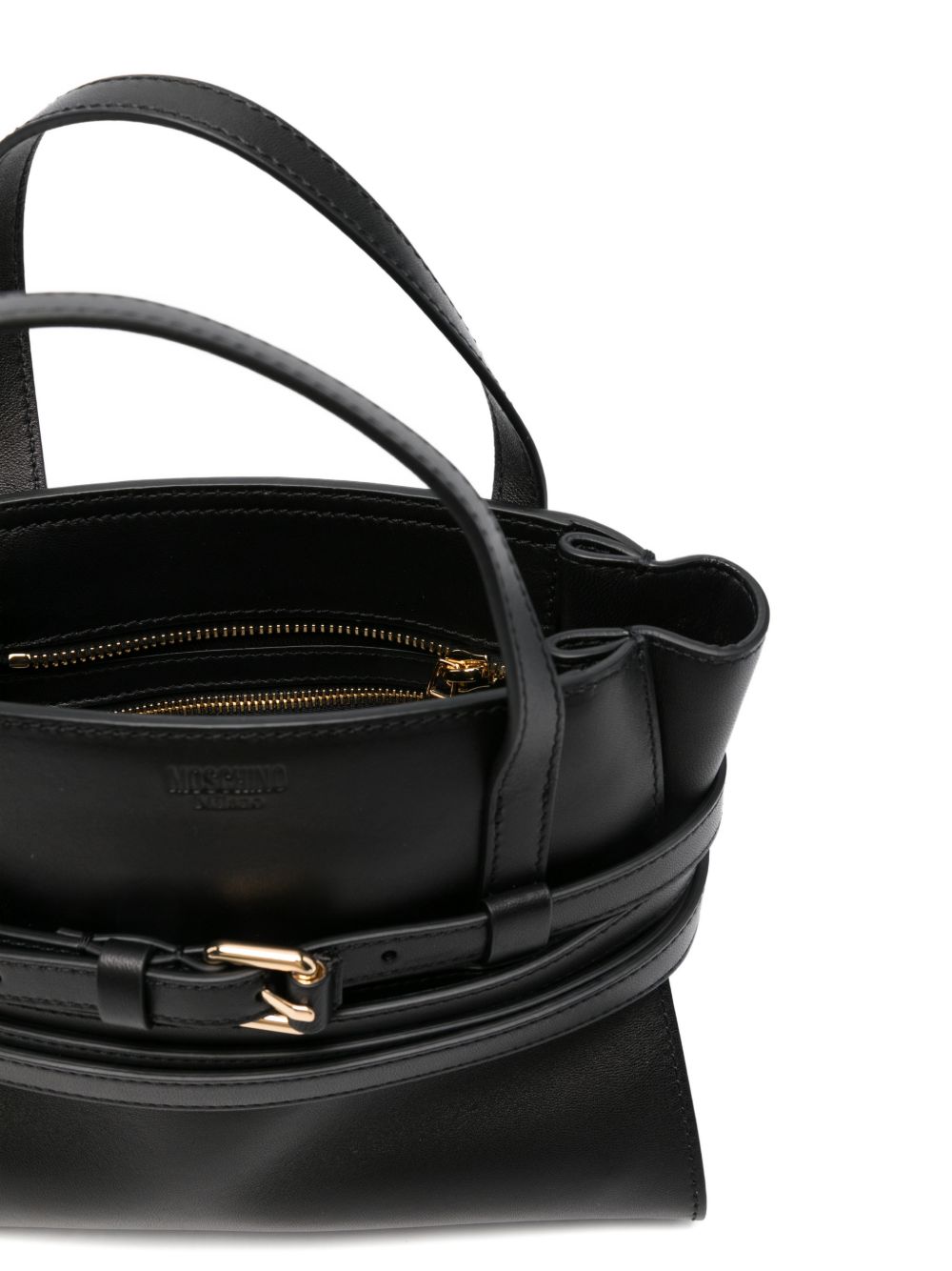 Moschino Women's Tie Me Small Leather Handbag