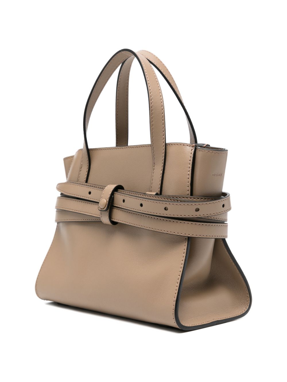 Moschino Women's Tie Me Small Leather Handbag