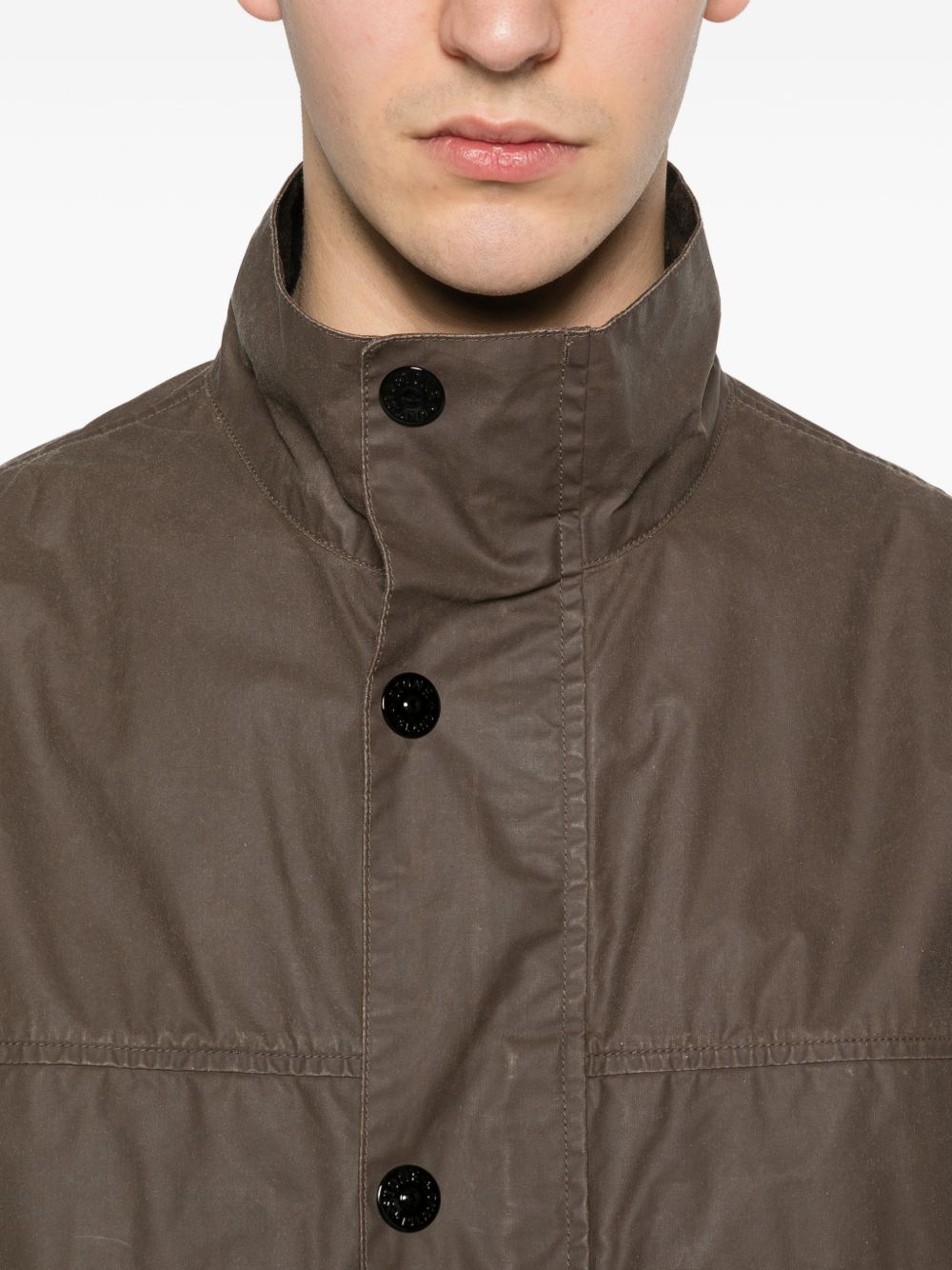 Stone Island Men's Cotton Blend Jacket