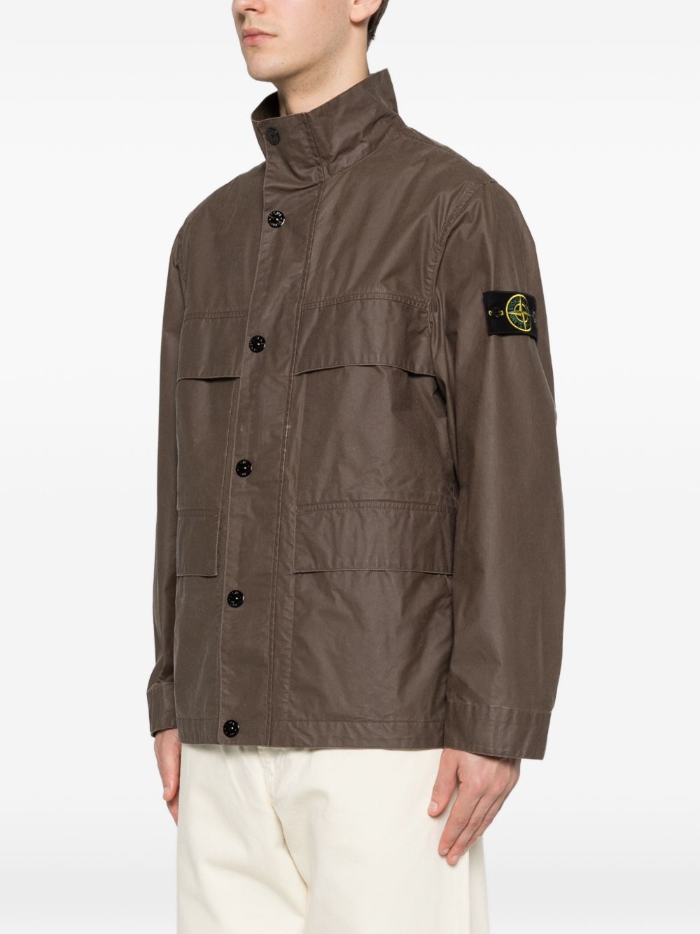 Stone Island Men's Cotton Blend Jacket
