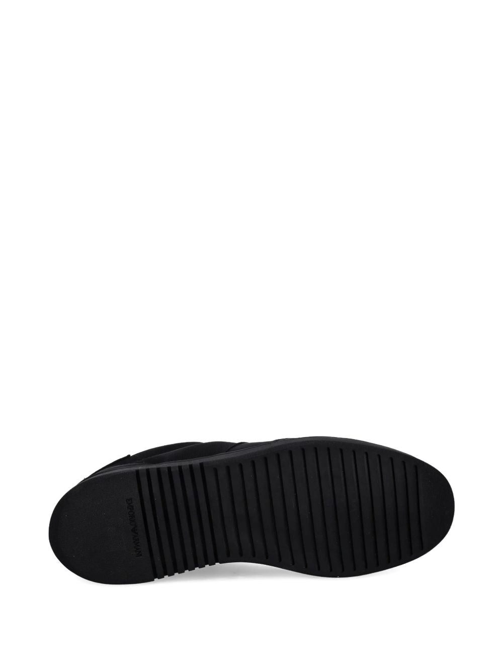 Emporio Armani Men's Nylon Sneakers With Leather Details