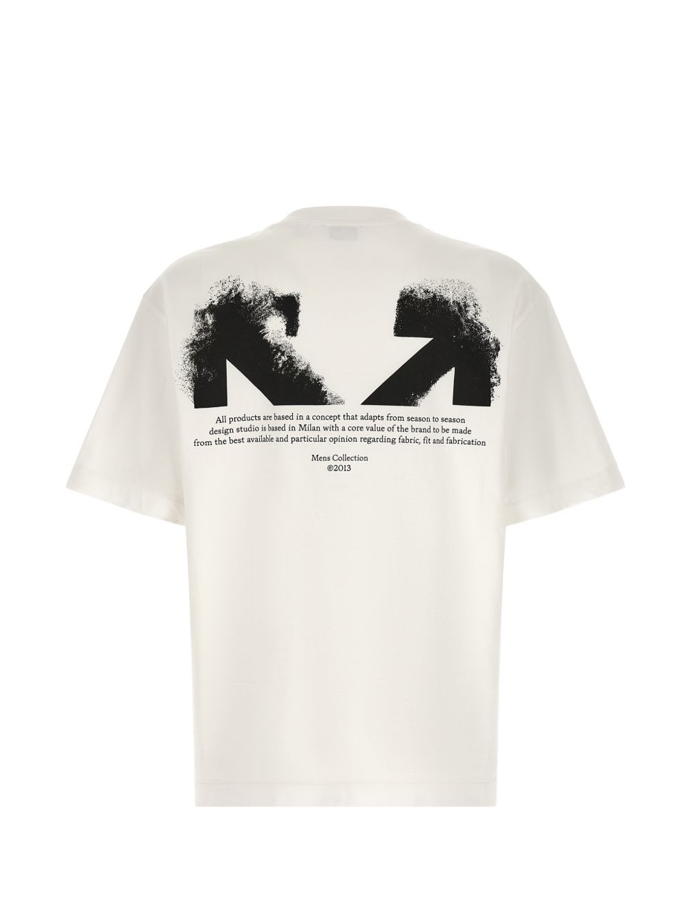 Off White Men's Half Arrow Cotton T-Shirt