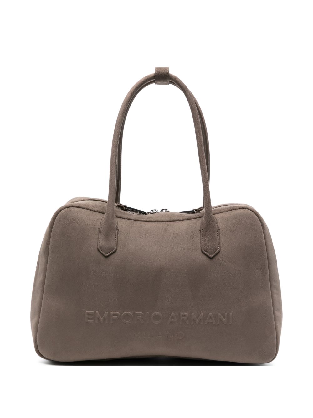 Emporio Armani Women's Eagle Club Capsule Collection Suede-Effect Shoulder Bag