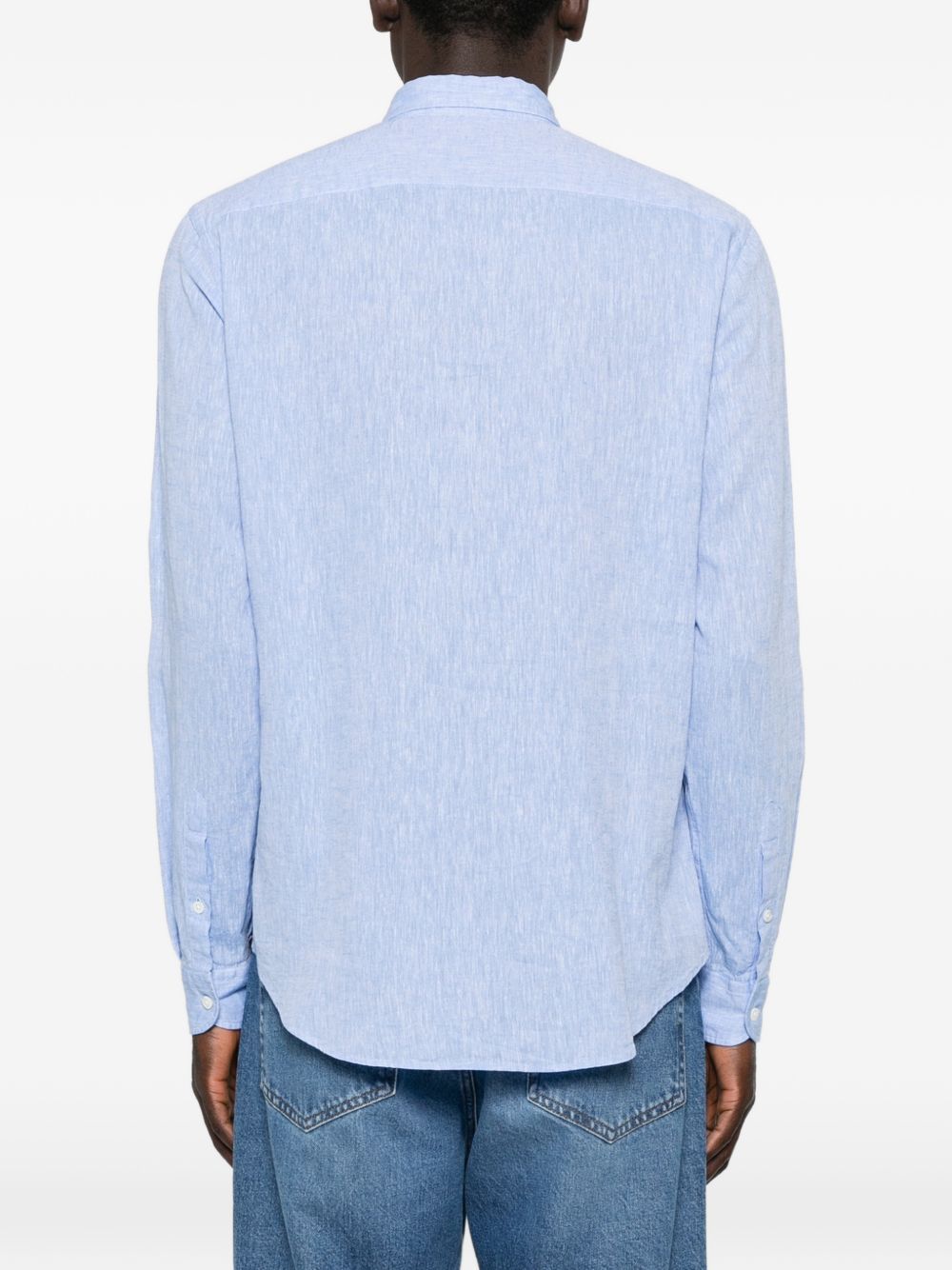 Emporio Armani Men's Linen Blend Shirt
