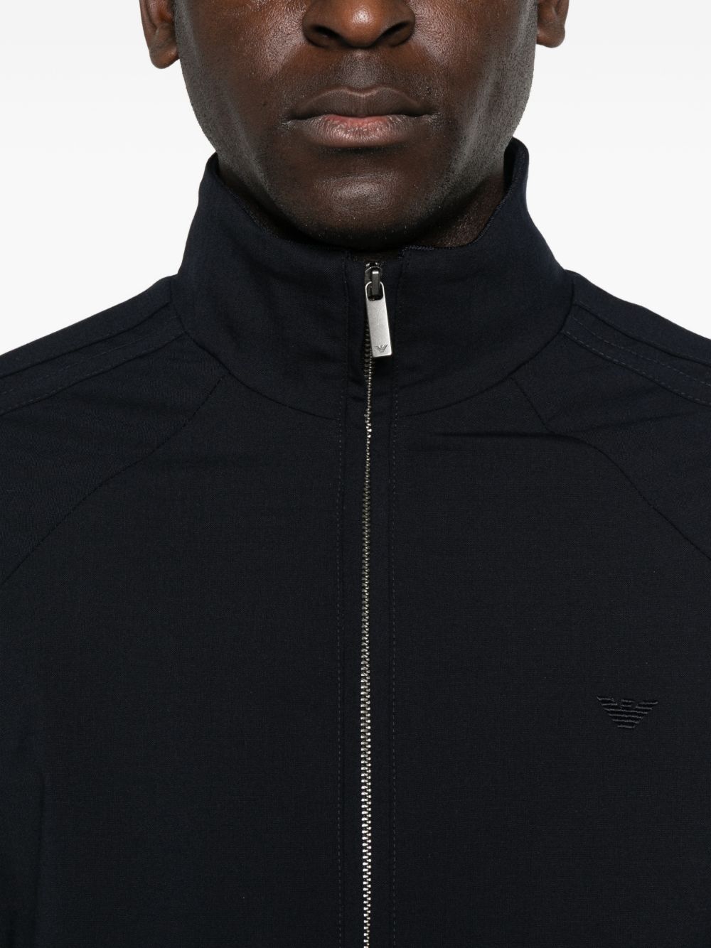 Emporio Armani Men's Wool Blend Bomber Jacket