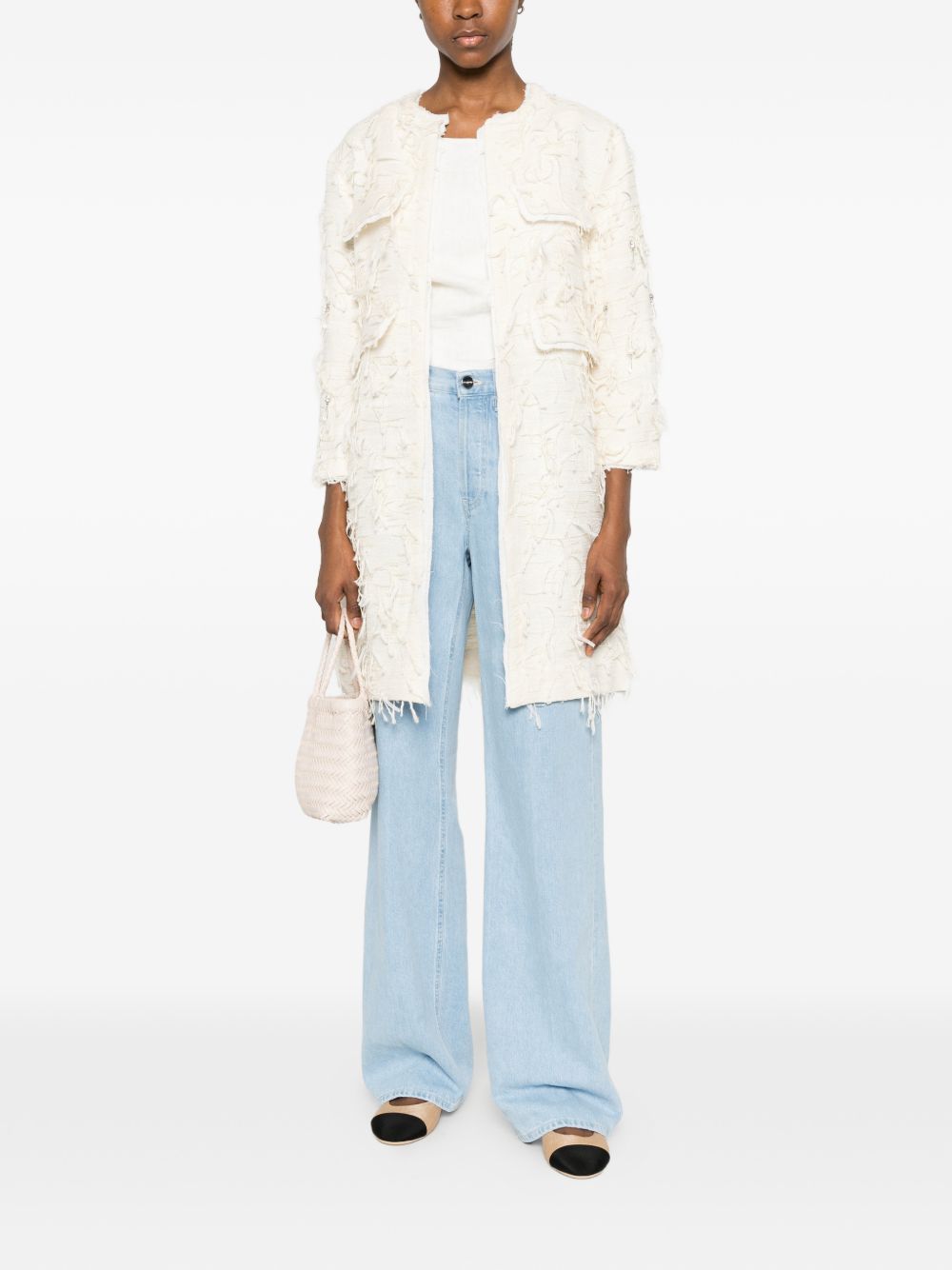 Bye Women's Cotton Blend Caban Coat
