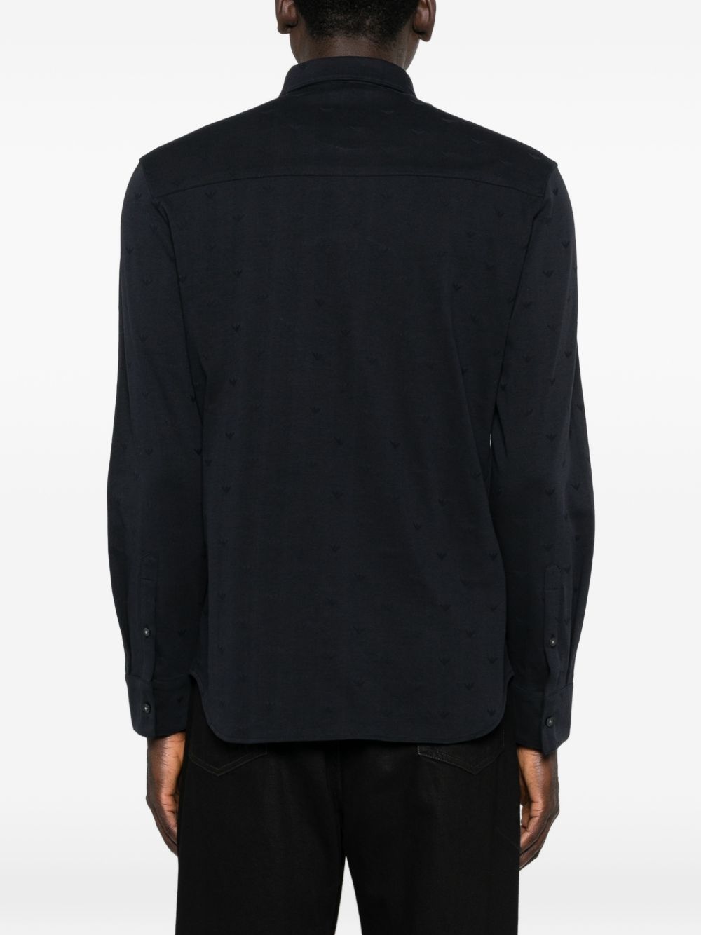Emporio Armani Men's Logo Cotton Shirt