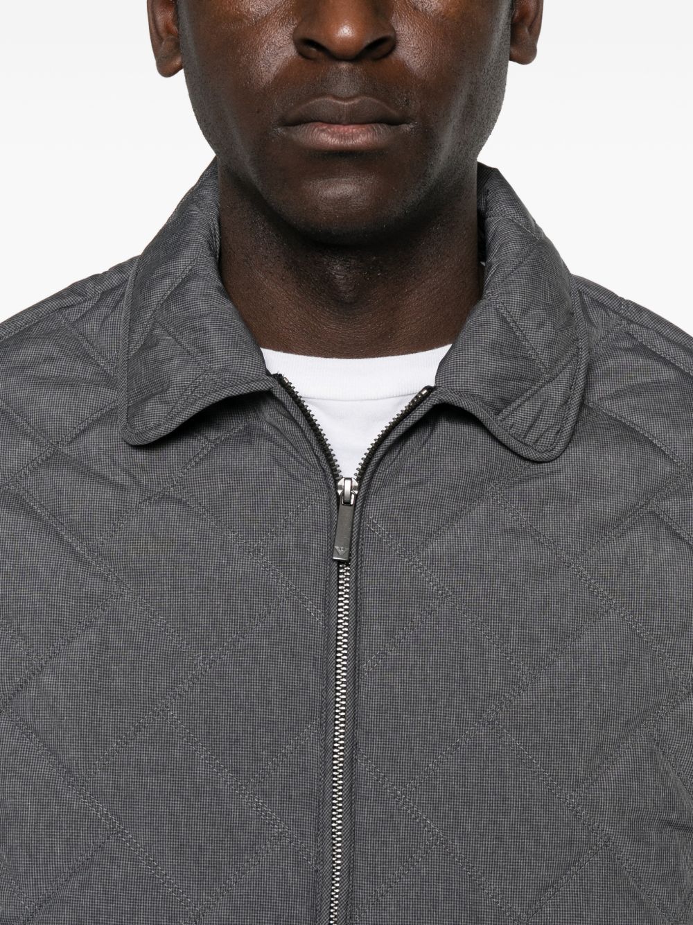 Emporio Armani Men's Quilted Blouson Jacket