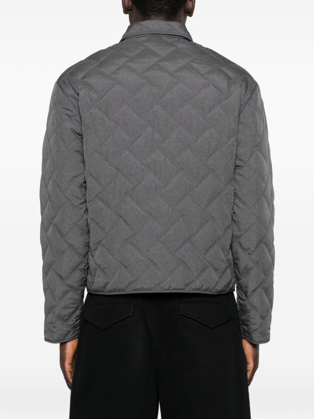 Emporio Armani Men's Quilted Blouson Jacket
