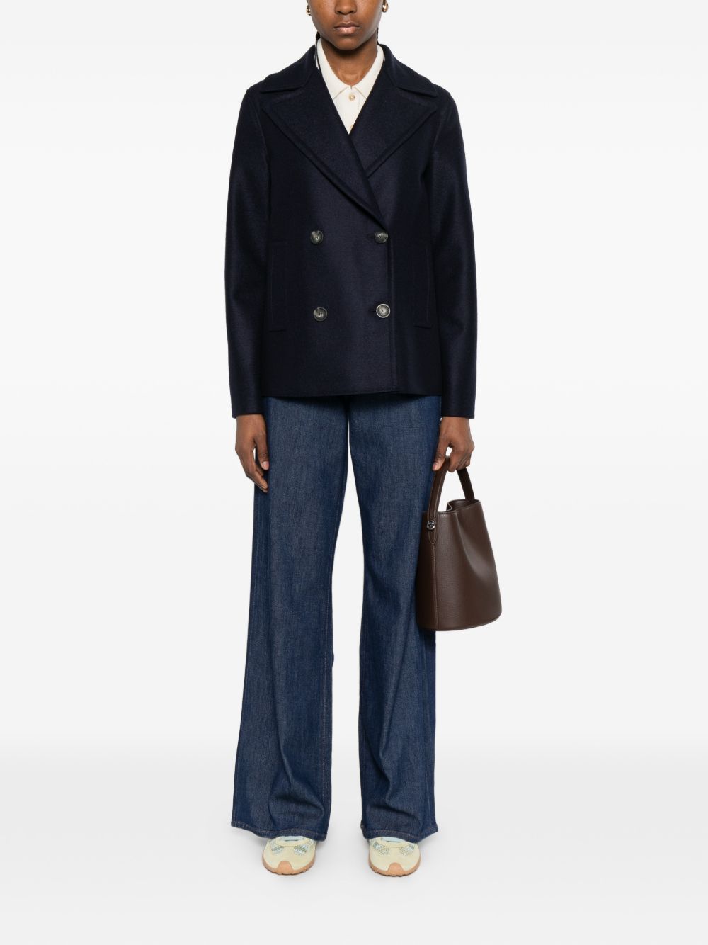Harris Wharf London Women's Wool Coat