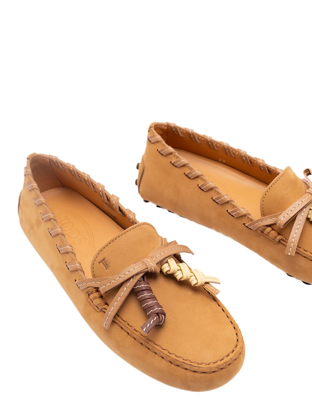 Tod's Women's Gommino Suede Leather Loafers