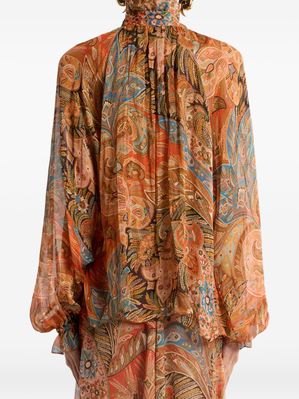 Etro Women's Printed Silk Shirt