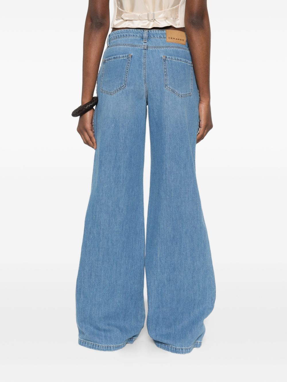 Ermanno Firenze Women's Embroidered Denim Jeans