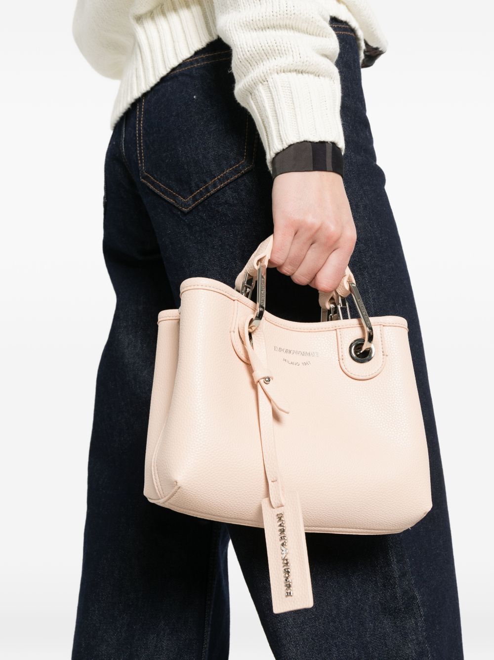 Emporio Armani Women's Myea Small Shopper With Deer Print