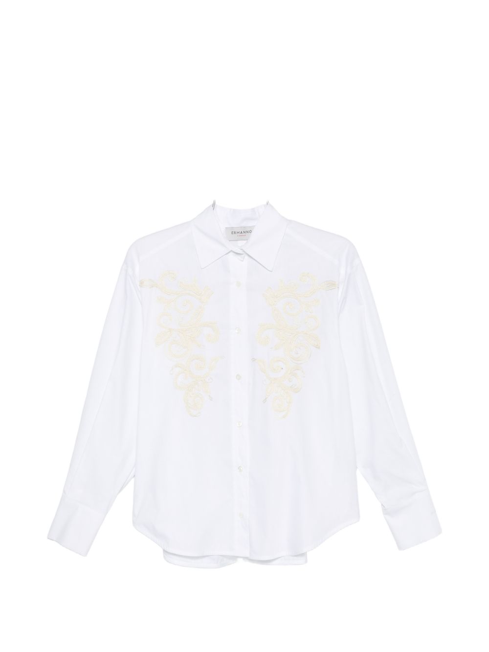 Ermanno Firenze Women's Embroidered Cotton Shirt