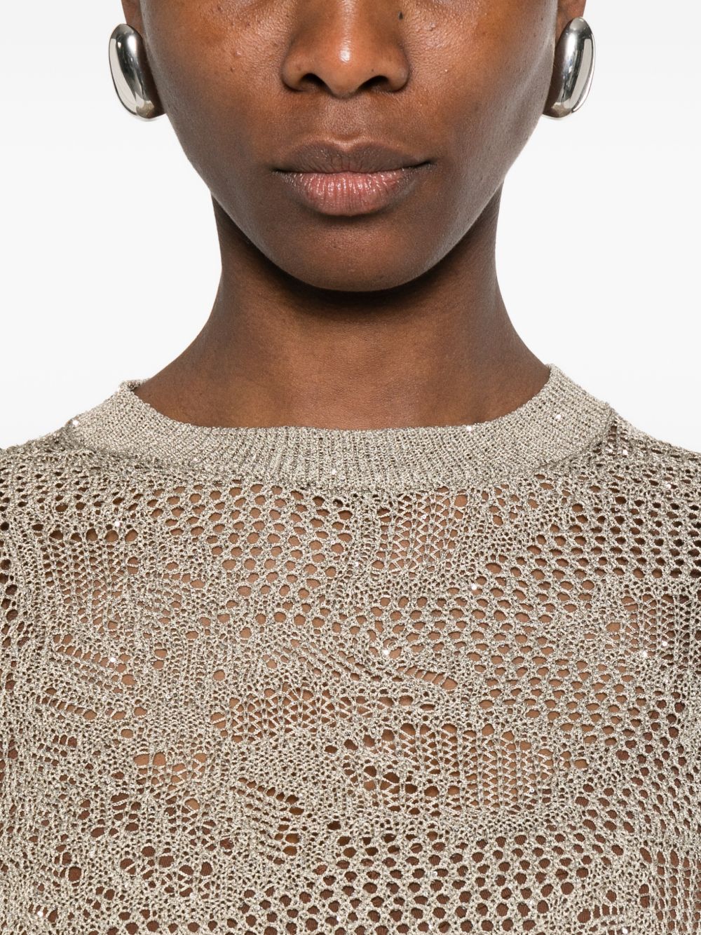 Fabiana Filippi Women's Openwork T-Shirt